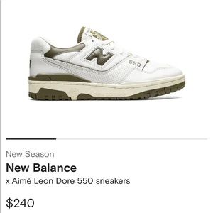 New Balance Aimé Leon Dore 550 sneakers Brand new